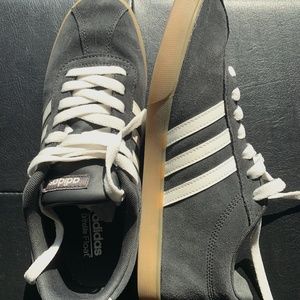 Adidas Women's Courtset Grey Suede Sneakers